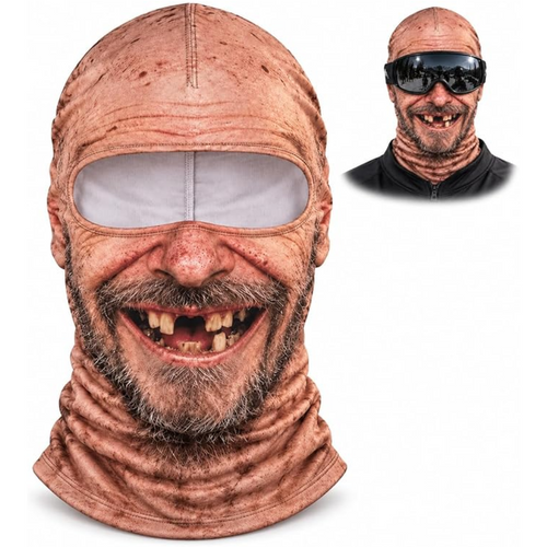 Pasamontañas 3D de Rostro Realista